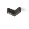Offset Ceiling Lamp Black