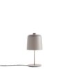 Zile Matt Dove Gray Table Lamp