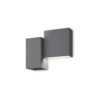 Structural Black Grey D1 Wall Lamp