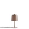 Zile Matt Brick Red Table Lamp