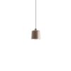 Zile Matt Brick Red Pendant Lamp