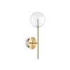 Equinoxe Brass wall lamp