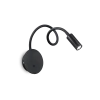 Focus Black Wall Lamp