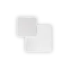 Pouche White Square Wall lamp