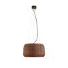 Fora Graphite Brown/Rattan Brown Shade Pendant