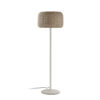 Fora P Natural White/Beige Concrete Base Light Beige Shade