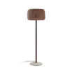 Fora P Graphite Brown/Grey Concrete Base Rattan Brown Shade