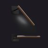 Ilo Anodized satin bronze/Matt black Wall