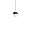 String Light Sphere Black Suspension