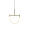 Levity Arc Brass Pendant