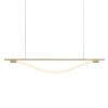 Levity Bow Brass Pendant