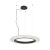 Roda White Translucent Ribbon Shade Pendant