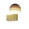 Dipping Light Wall Chocolate - Brushed Brass
