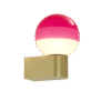Dipping Light Wall Pink - Brushed Brass