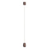 Crisp Brushed Brown Pendant