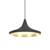 Beat Wide Black Pendant