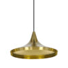 Beat Wide Brass Pendant