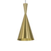 Beat Tall Brass Pendant