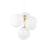 Melt Small Chandelier Opal/Gold