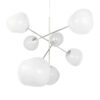 Melt Large Chandelier Opal/Silver