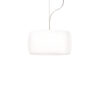 Sirius Nickel/White Glass Pendant
