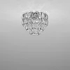Giogali Crystal Silver Ceiling