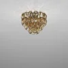 Giogali Crystal Gold Ceiling