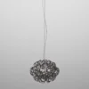 Giogali Crystal Black Nickel Pendant