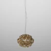 Giogali Crystal Gold Pendant