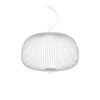 Spokes 3 White Pendant