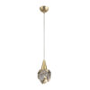 Aquaria Matt Gold Pendant