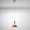Charlize Dark Grey/Copper Pendant