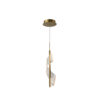 Velas Matt Gold Pendant