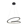 Looping Sand Matt Black Pendant