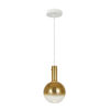 Matices Matt White/Gold Pendant