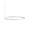 Brooklyn Round Circular White Pendant