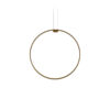 Zero Round Acoustic Bronze Pendant